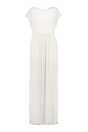 MERREMIA OFF-WHITE PLEATED GOWN