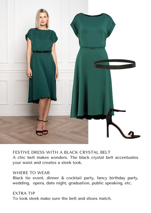 STYLE GUIDE - HOW TO STYLE A-LINE FESTIVE DRESS