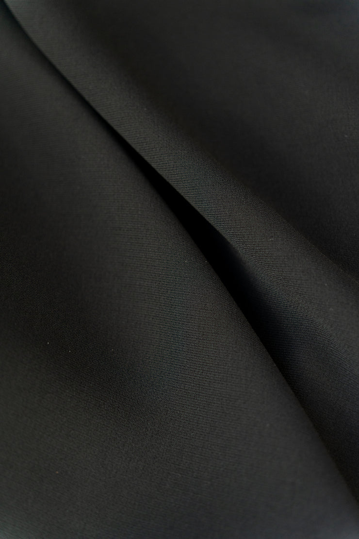 EUPHORBIA BLACK WRAP PENCIL DRESS