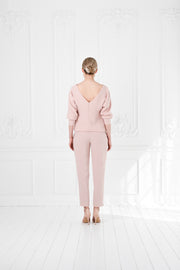 LITTORELLA NUDE PINK V-NECK JUMPSUIT