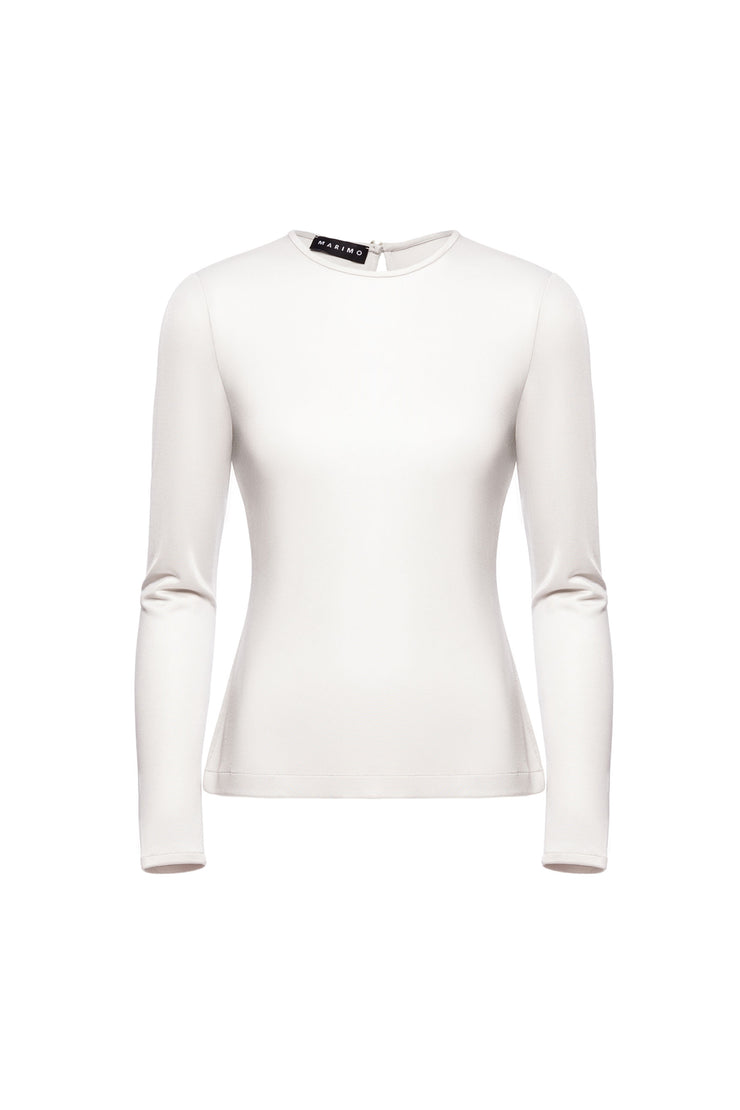 ROTHECA IVORY JERSEY TOP