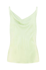 SILENE GREEN SILK BLOUSE