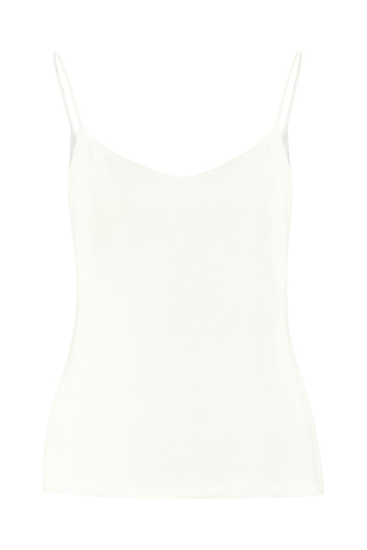 LISSANTHE IVORY GEORGETTE TOP