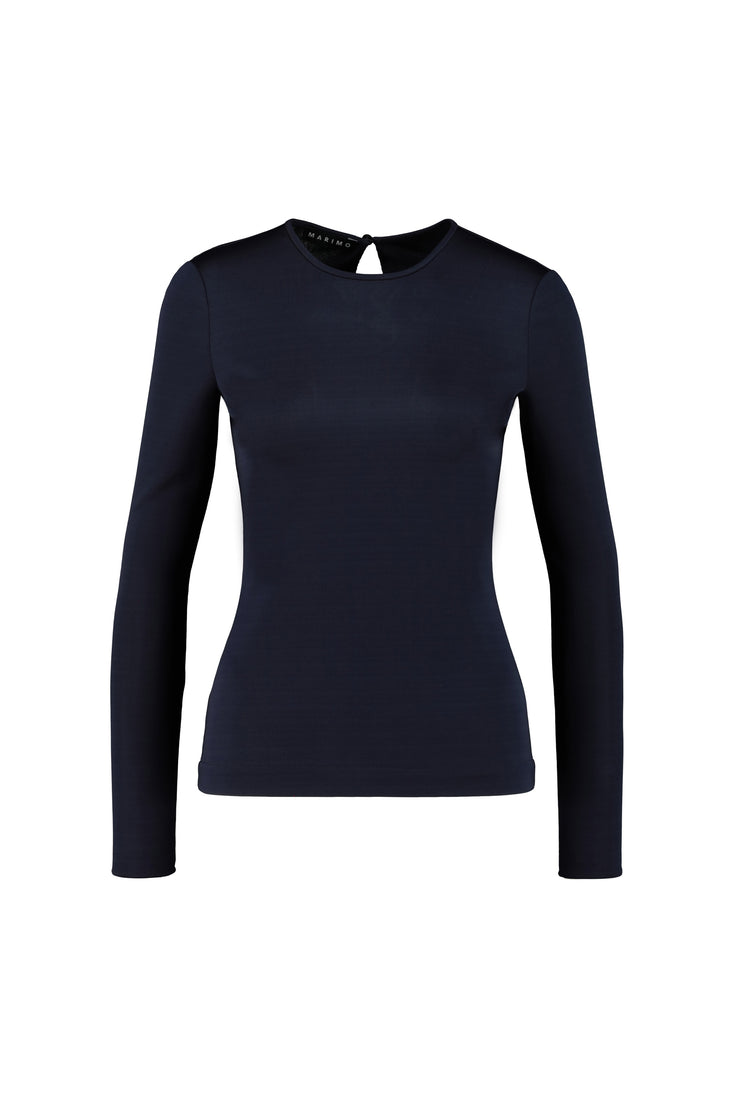 ROTHECA NAVY BLUE JERSEY TOP